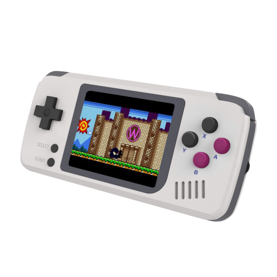 BITTBOY Pocket GO - Retro Gaming Portable Handheld Console - Angle View