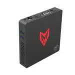 Beelink MII V Windows 10 HTPC Mini Computer   Standing view showing 2x USB Type A 30 Ports