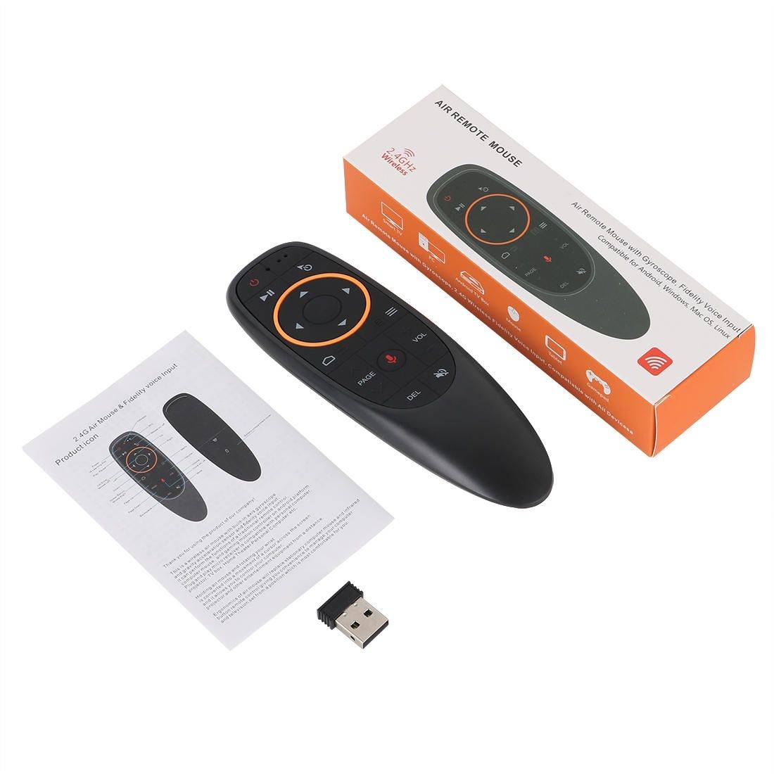 DroiX G10B Air Mouse Control remoto Bluetooth para Android Box; Bluetooth 5.0 alcance de hasta 10 metros DX-G10B 