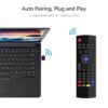 MX3 Air-Mouse Fernbedienung mit FULL QWERTY Tastatur - Plug and Play