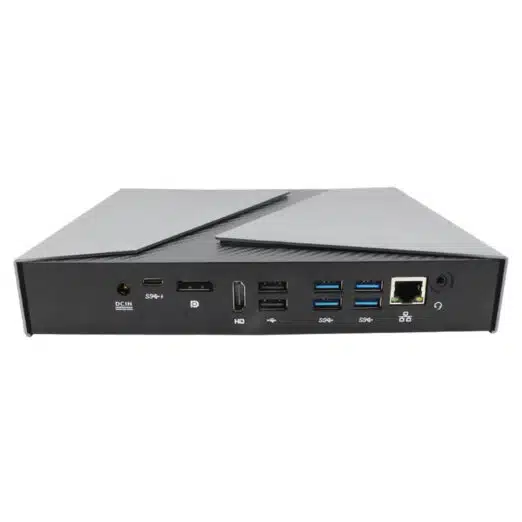 Stheno F5 Gaming PC with NVidia Graphics Card shown from the back