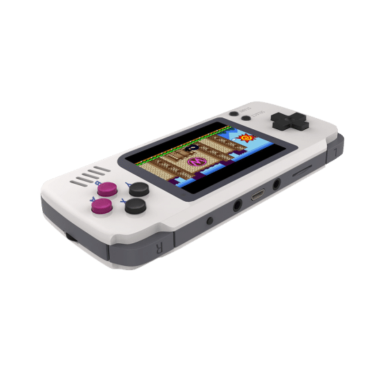BITTBOY Pocket GO - Retro Gaming Portable Handheld Console - Laying flat