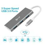 DroiX FX7 USB Type C Hub illustrating USB 30 Features