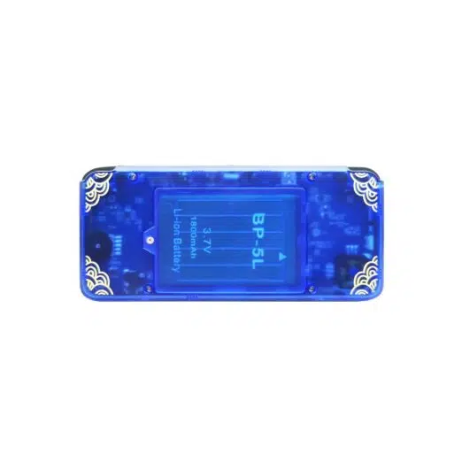 RS 97 Plus V3 - Anniversary Edition OpenDingux Retro Gaming Handheld - Back showcasing 1800mAh Battery