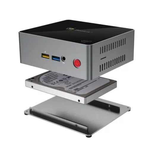 Beelink J45 Windows 10 Mini Computer for Home or Office - Showing 2.5" HDD/SSD Expansion