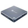 Beelink Gemini M Intel Mini PC Computer - Shown from angle with front plate and 2x USB Ports