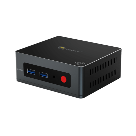 Beelink GK Mini Intel NUC Windows PC   Shown from the front at an angle