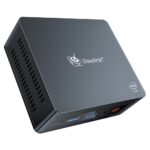 Beelink GK35 Intel Mini PC - Shown from the front at angle with left side