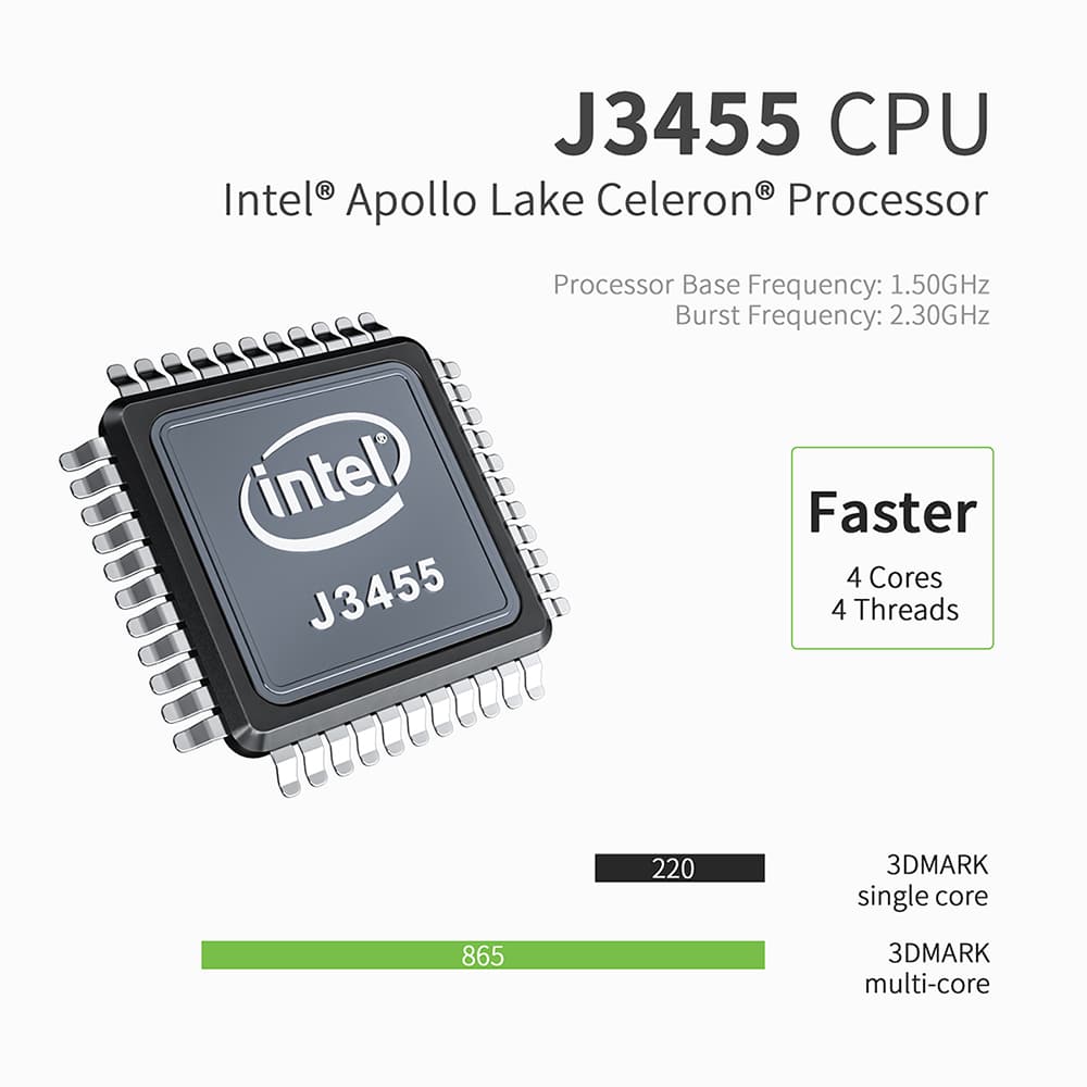 Beelink GK35 Intel Mini PC puissance processeur