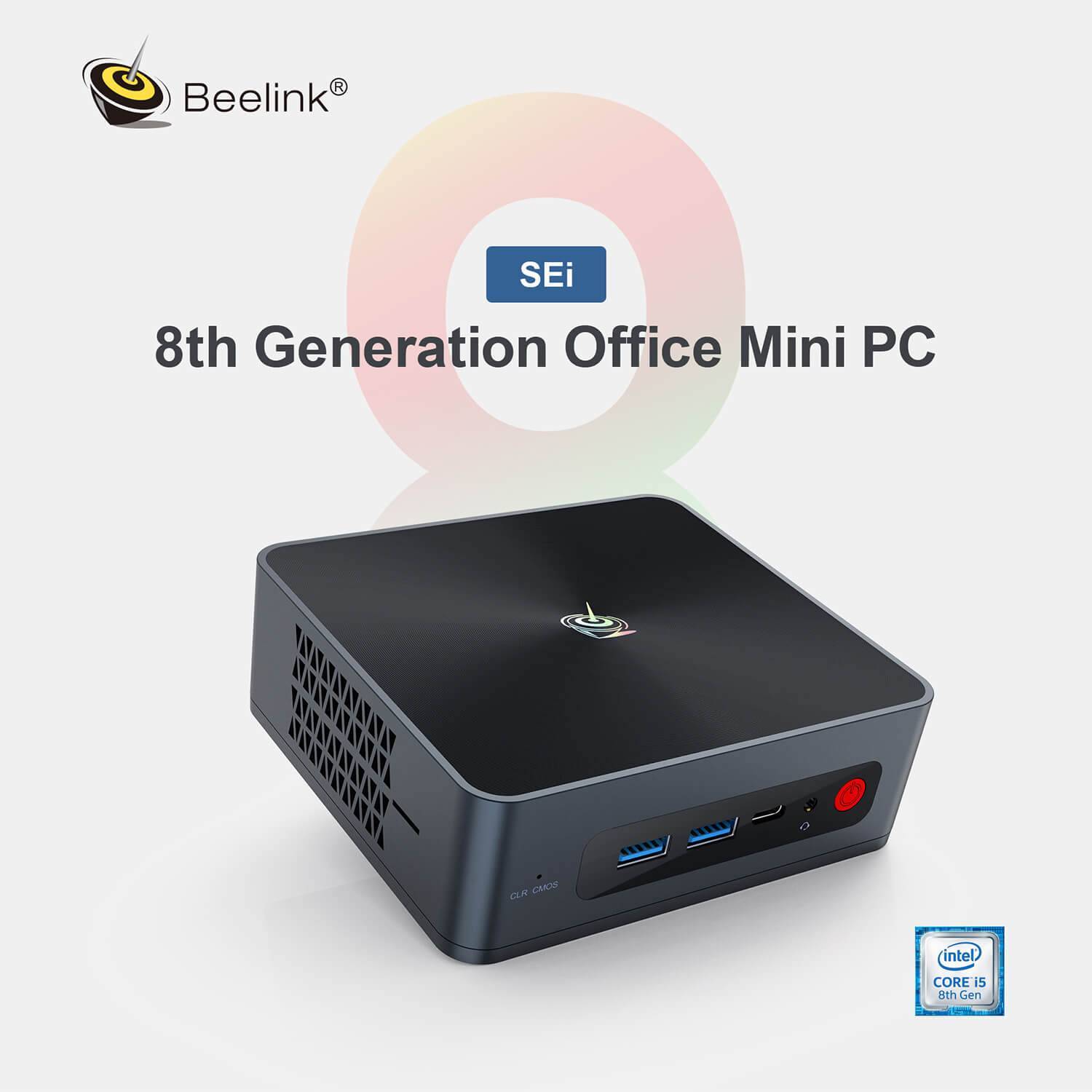 Beelink SEi 8 Windows 10 Mini PC - Showing product overview