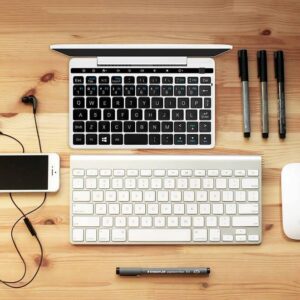 GPD Pocket 2 Silver Intel Core m3-8100y Ultrabook shown on a table