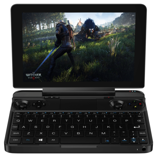 GPD WIN Max 2021 PC Gaming Handheld playing The Witcher 3