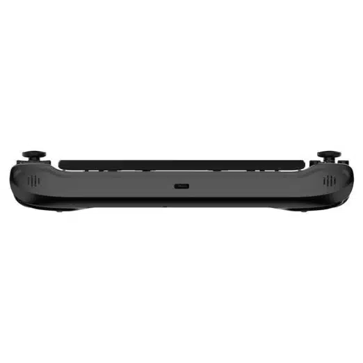 GPD WIN 3 i7 Space Grey New AAA Gaming Portable Handheld showing from bottom with USB Type-C Thunderbolt 4 Port