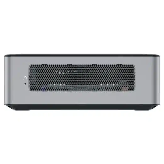MinisForum EliteMini HM80 Ryzen PC shown from the side