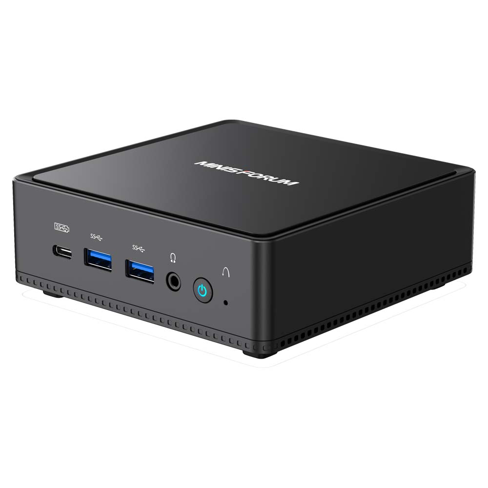 MinisForum JB95 Windows 10 HTPC - Shown from the front at angle