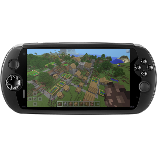 MOQi I7s Android Gaming Smartphone   Front facing playing Minecraft