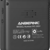 ANBERNIC RG280V Argento Retro Gaming Handheld - Mostra il retro con il logo ANBERNIC insieme ai pulsanti di accensione e reset