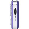 RG351P Emulador de juegos retro púrpura - Mostrando el botón de volumen del lado derecho
