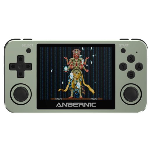 RG351MP Mint Green   Shown from the front