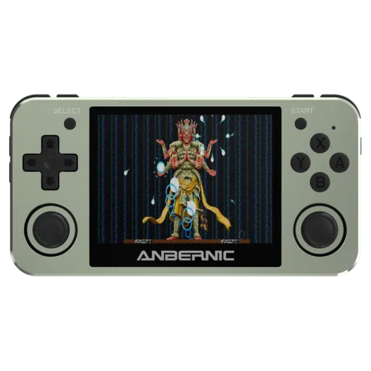 RG351MP Mint Green   Shown from the front