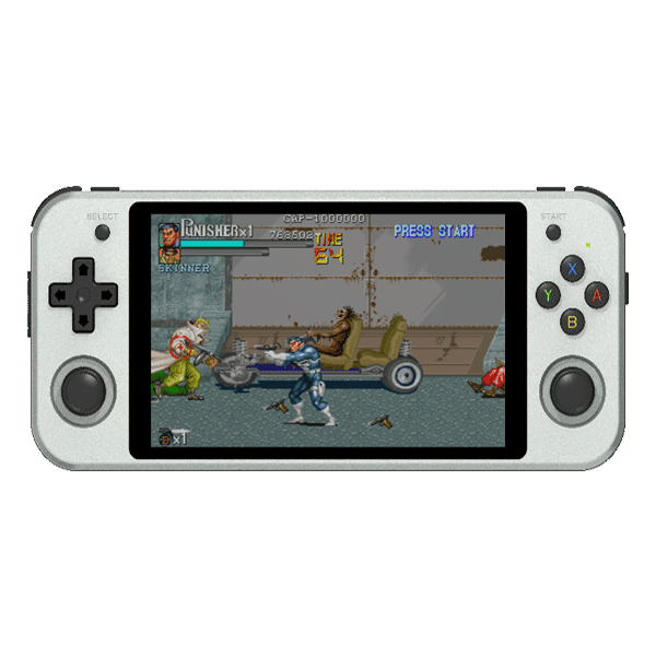 RG552 Retro Gaming Handheld par ANBERNIC - Gris Bronze