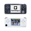 DroiX RS-97 Plus V2 Open Dingux Retro Gaming Console Handheld - Transparent and White