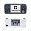 DroiX RS-97 Plus V2 Open Dingux Retro Gaming Console Handheld - Transparent and White
