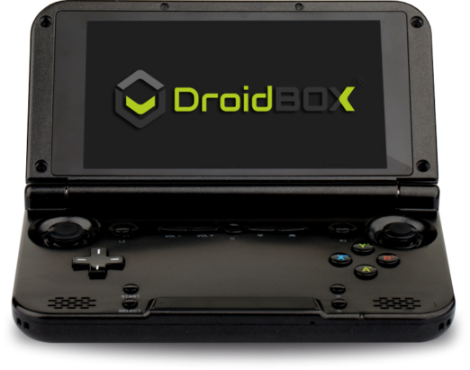 DroidBOX GPD XD PlayOn Blue open view