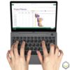 GPD P2 Max Grey Intel Core m3-8100y Windows 10 Ultrabook Portable PC - Using full QWERTY keyboard