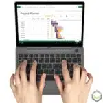 GPD P2 Max Grey Intel Core m3-8100y Windows 10 Ultrabook Portable PC - Using full QWERTY keyboard