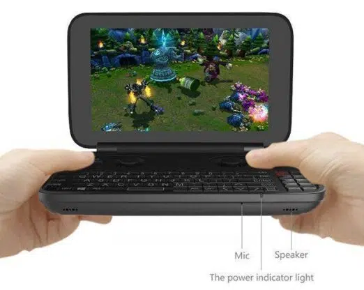 DroidBOX Win GPD Mic Speakers Power LED Front