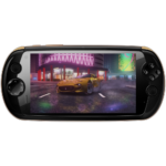 MOQi i7 Android Smartphone Handheld - Front view showing the game Asphalt 9 playing