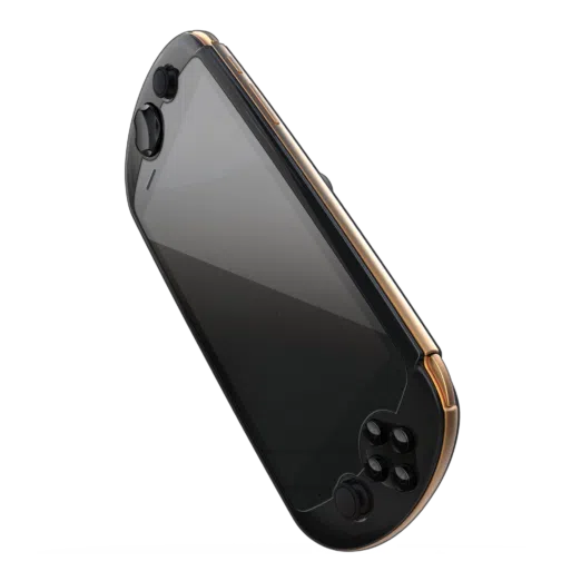 MOQi i7 Android Smartphone Handheld - Front view showing the console's shoulder buttons
