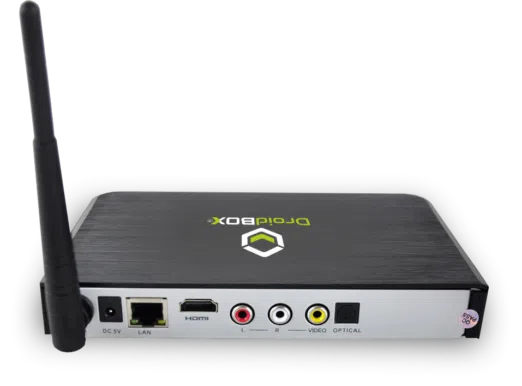 DroidBOX T8-S OpenELEC 16GB (Refurbished) rear view