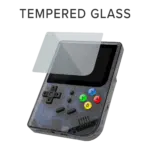 RG300 OpenDingux Retro Gaming Portable Handheld   Transparent Showcasing Tempered Glass