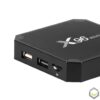 X96 Mini Android 7 Nougat Smart TV BOX - Showing 2x USB 2.0 Ports, MicroSD/TF Card