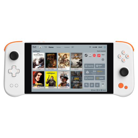 AYANEO NEXT Pro Bright White   Shown from the front