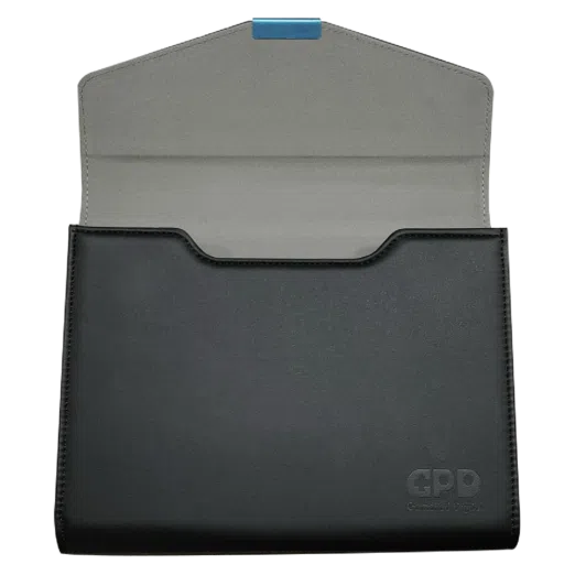 GPD POCKET 3 leather case open