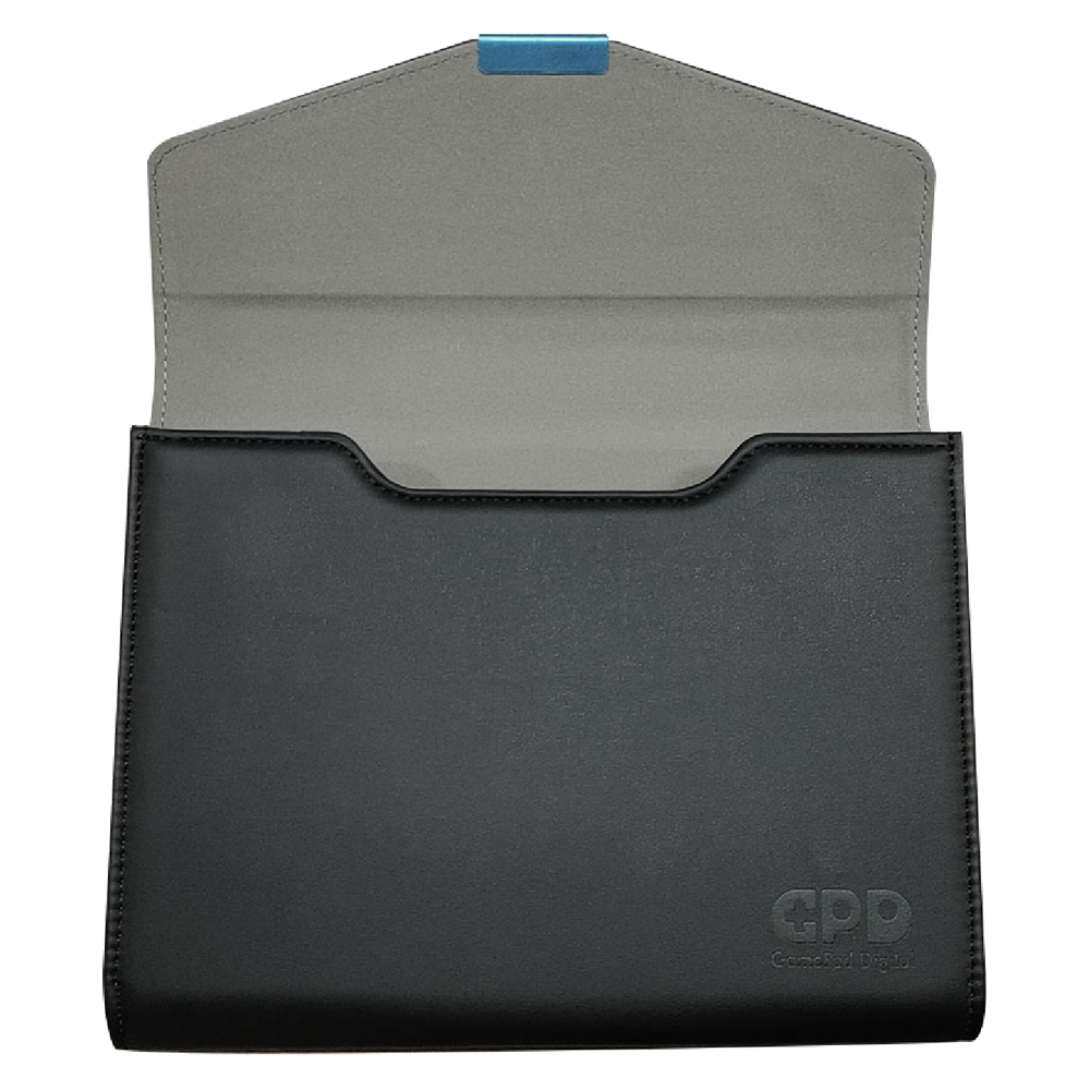 GPD POCKET 3 leather case open