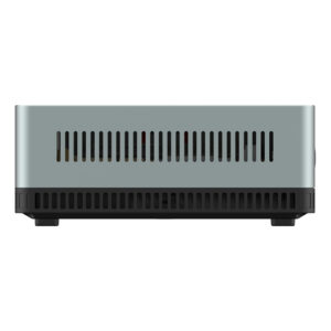 MinisForum DeskMini UM350 Ryzen Mini PC shown from the side