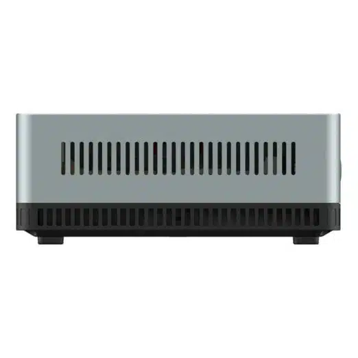 MinisForum DeskMini UM350 Ryzen Mini PC shown from the side