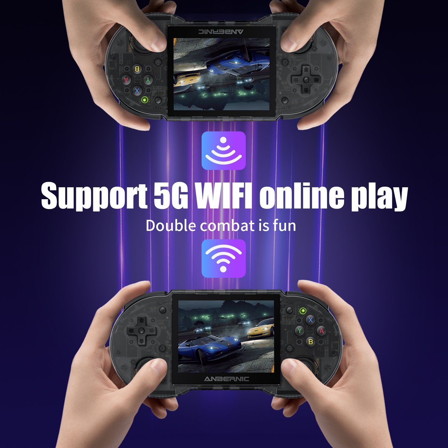 RG353P supporte le jeu en ligne WIFI 5g