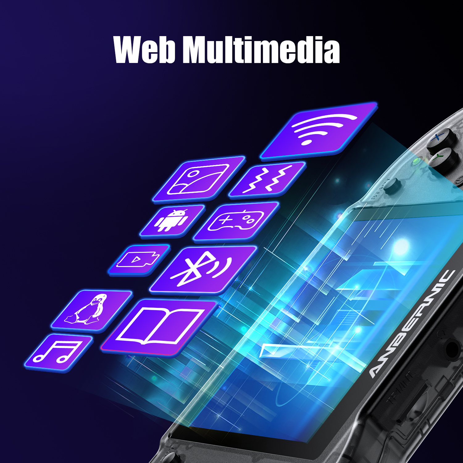 RG353P unterstützt Web Multimedia