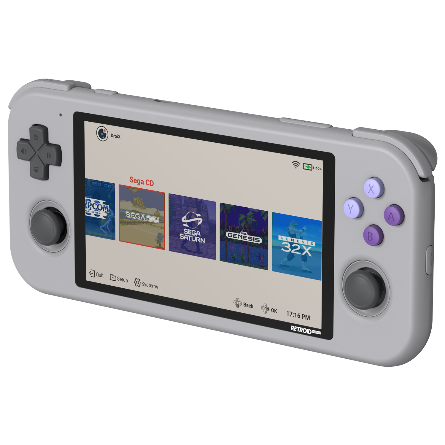 Console di gioco Retroid Pocket 3 a colori a 16 bit