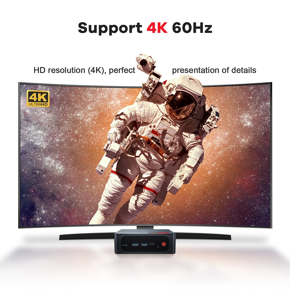 Beelink SER5 ondersteunt 4k 60Hz