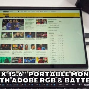 portable monitor with adobe rgb & battery