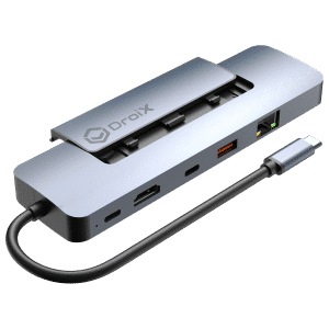 DroiX NH8 USB Hub with NVMe Render