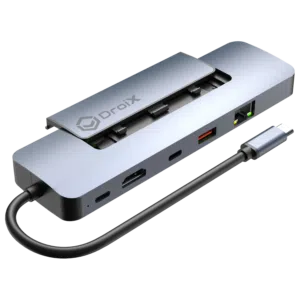 DroiX NH8 USB Hub with NVMe Render