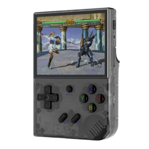 RG35XX Plus Transparent Black Playing Game