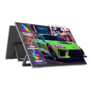 DroiX PM13 Render, mostrando un coche de carreras verde